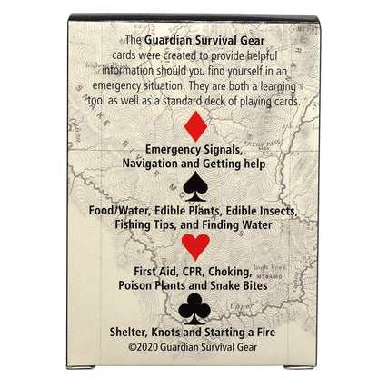 Deck of Survival Playing Cards - Tools & Gadgets