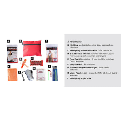 Children's Mini Emergency Kit - Children's Survival Kits