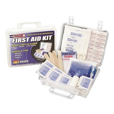 107 Piece Deluxe First Aid Kit - First Aid